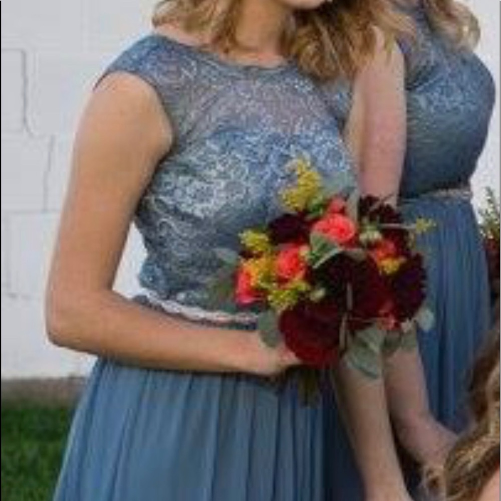 David’s Bridal bridesmaids dress style F19382